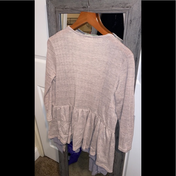 Cardigan/ Ruffled Sweater Jacket - Picture 3 of 3